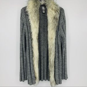 Chico’s Gray knitted sweater Size 2